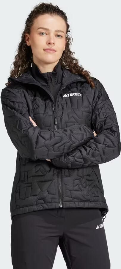 Adidas Terrex Xperior PrimaLoft Loose Fill Insulated Capuchonjack Zwart- Dames Zwart - Foto 5