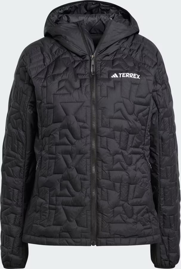 Adidas Terrex Xperior PrimaLoft Loose Fill Insulated Capuchonjack Zwart- Dames Zwart - Foto 2