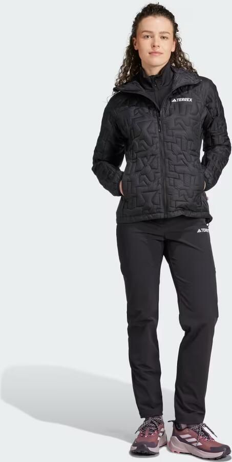 Adidas Terrex Xperior PrimaLoft Loose Fill Insulated Capuchonjack Zwart- Dames Zwart - Foto 3