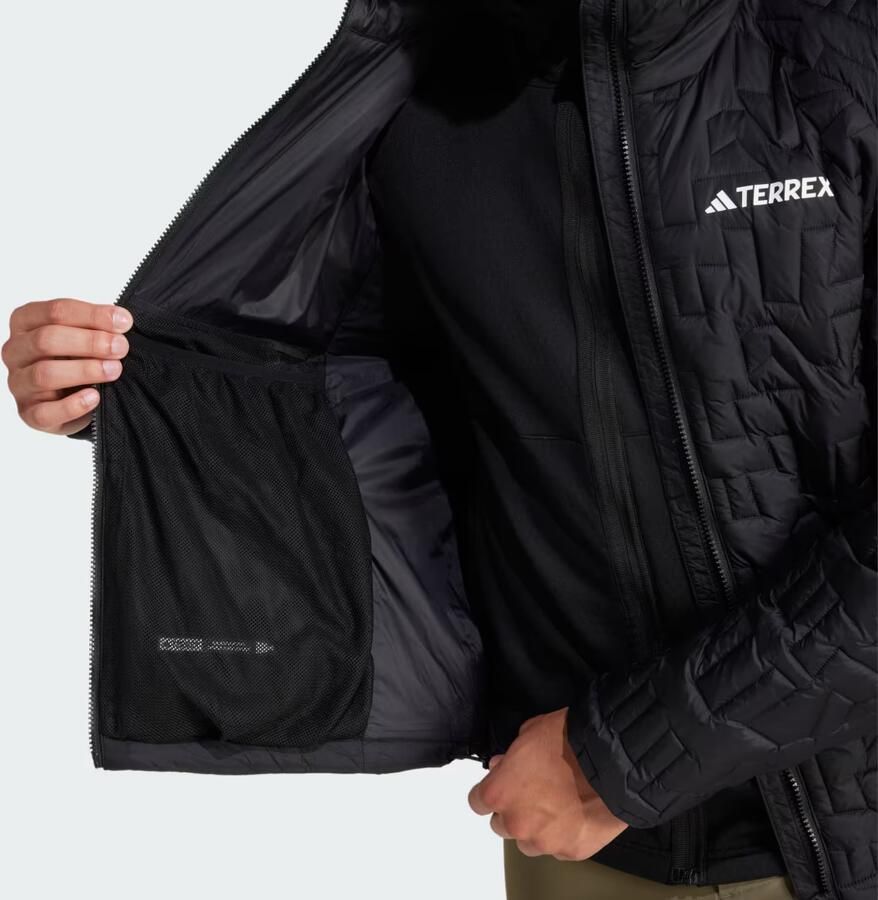 Adidas Terrex Xperior PrimaLoft Loose Fill Insulated Capuchonjack Zwart- Heren Zwart