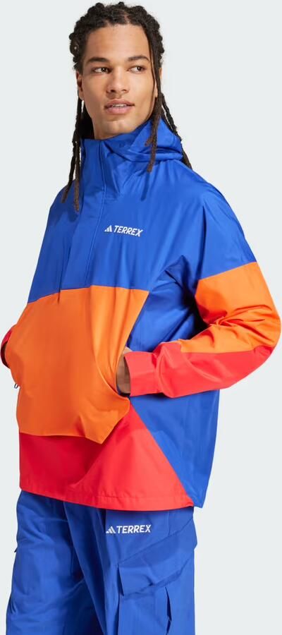 Adidas Terrex Xploric 2.5L Climaproof Anorak Blauw- Heren Blauw - Foto 6