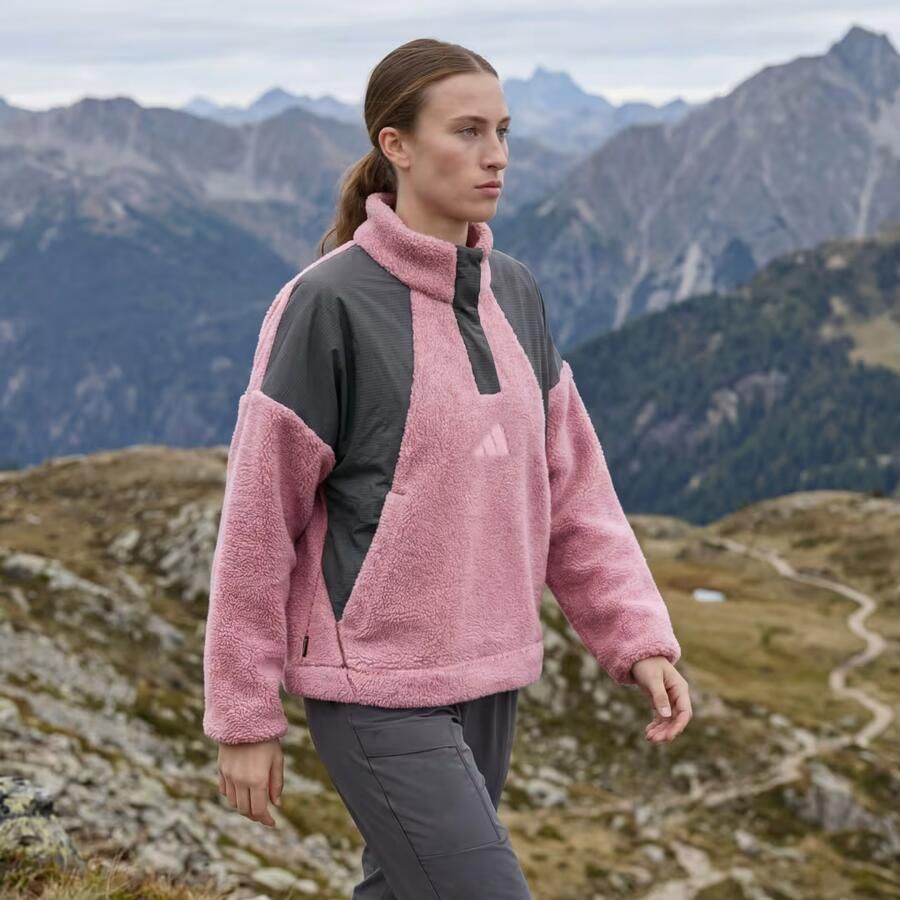 Adidas Terrex Xploric CLIMAWARM High Pile Snap Pullover - Foto 2