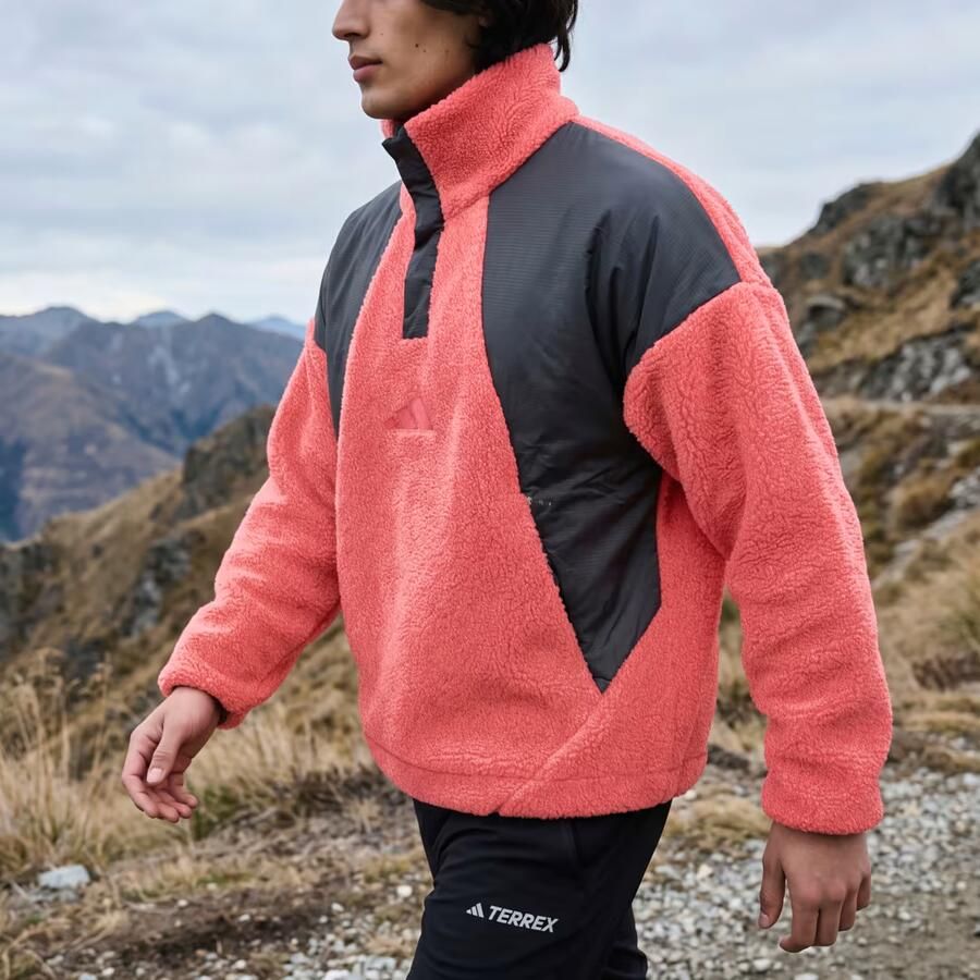 Adidas Terrex Xploric CLIMAWARM High Pile Snap Pullover - Foto 2