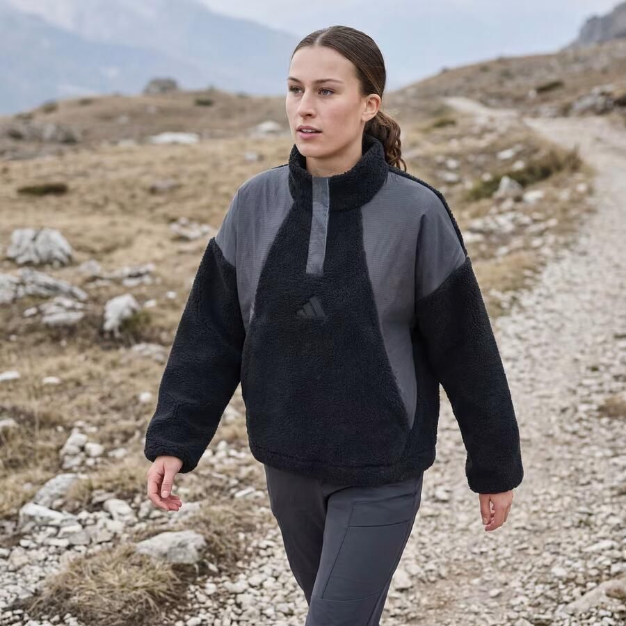 Adidas Terrex Xploric CLIMAWARM High Pile Snap Pullover - Foto 2
