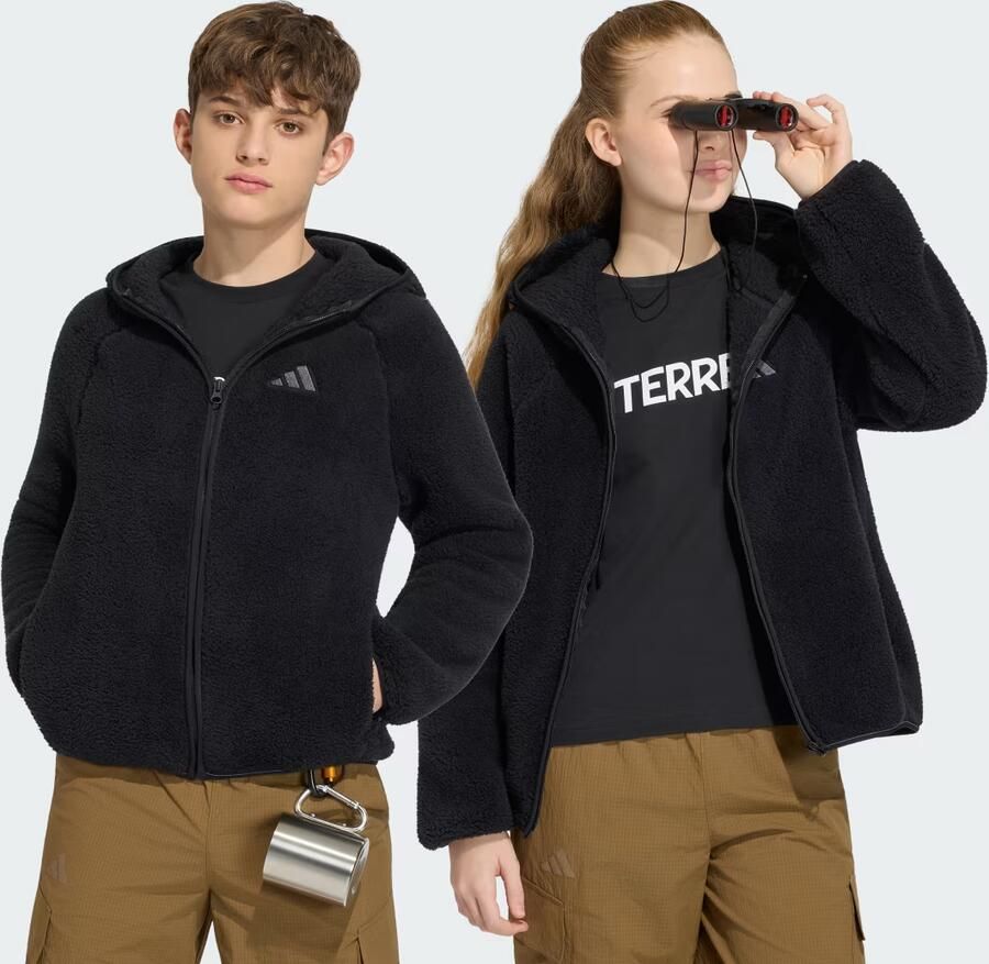 Adidas Terrex Xploric Fleece Capuchonjack met Lange Ritssluiting Kids