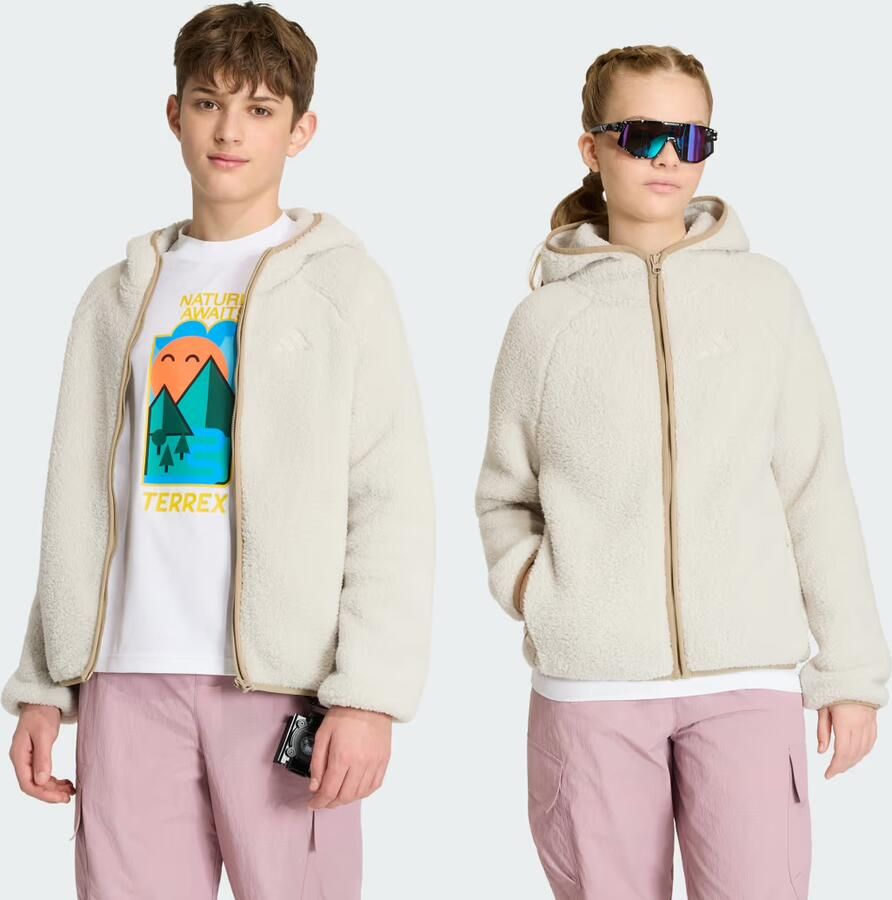 Adidas Terrex Xploric Fleece Capuchonjack met Lange Ritssluiting Kids
