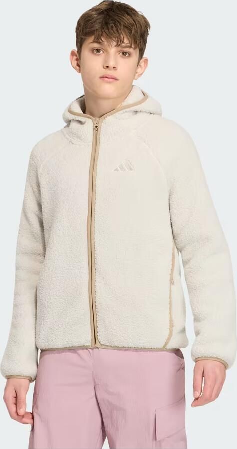 Adidas Terrex Xploric Fleece Capuchonjack met Lange Ritssluiting Kids - Foto 4