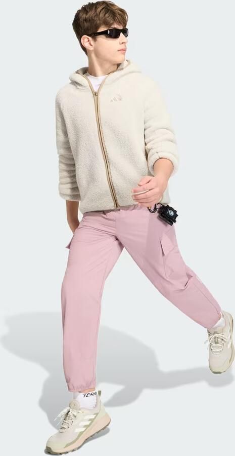 Adidas Terrex Xploric Fleece Capuchonjack met Lange Ritssluiting Kids - Foto 5