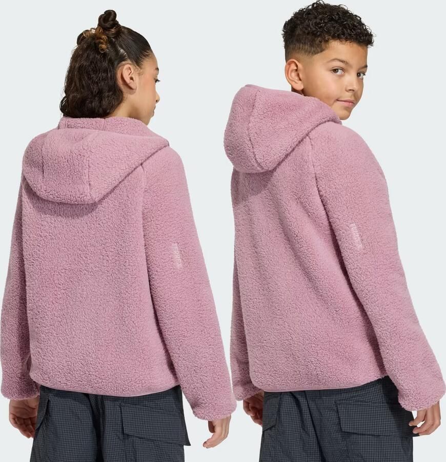 Adidas Terrex Xploric Fleece Capuchonjack met Lange Ritssluiting Kids - Foto 2