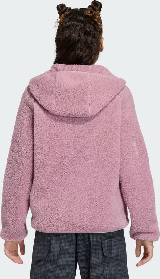 Adidas Terrex Xploric Fleece Capuchonjack met Lange Ritssluiting Kids - Foto 4
