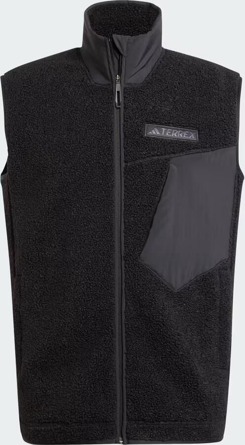 Adidas Terrex Xploric High Pile Fleece Bodywarmer Zwart- Heren Zwart - Foto 4