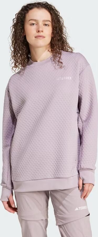 Adidas Fleece Jack Sweatshirt Terrex Xploric gris