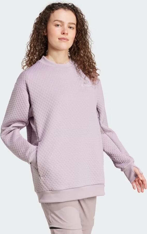 Adidas Fleece Jack Sweatshirt Terrex Xploric gris - Foto 4