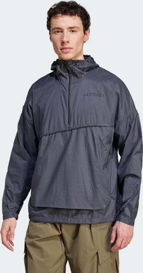 Adidas Terrex Xploric Wind Anorak Grijs- Heren Grijs - Foto 6