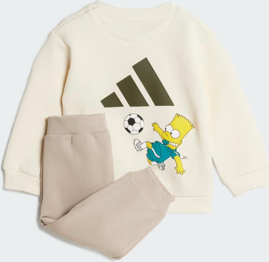 Adidas Badge Of Sports The Simpsons Crew Tracksuit Infant Wit - Foto 6