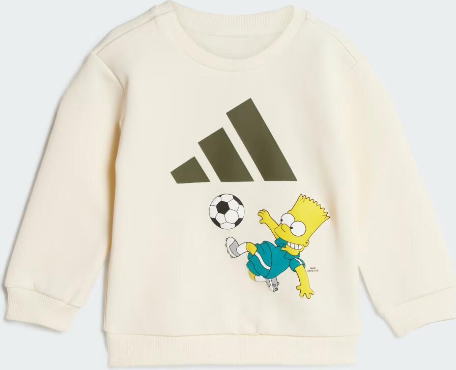 Adidas Badge Of Sports The Simpsons Crew Tracksuit Infant Wit - Foto 2