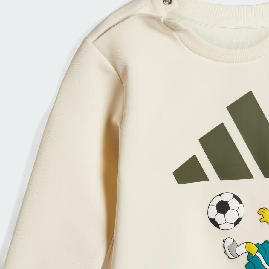 Adidas Badge Of Sports The Simpsons Crew Tracksuit Infant Wit