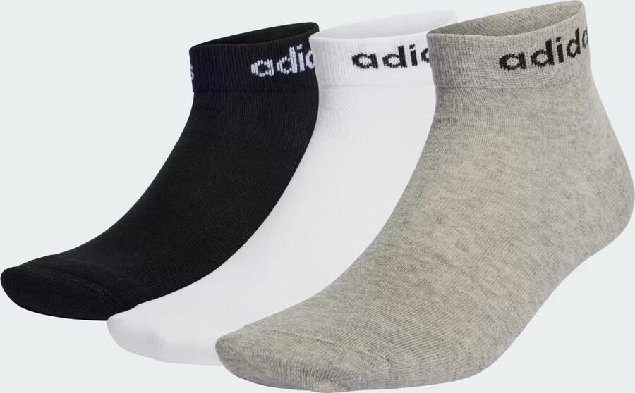 Adidas Perfor ce Sportsokken THINK LINEAR ANKLE SOKKEN 3 PAAR (3 paar)