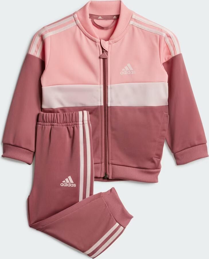 Adidas Tiberio 3-Stripes Colorblock Shiny Trainingspak Kids - Foto 4