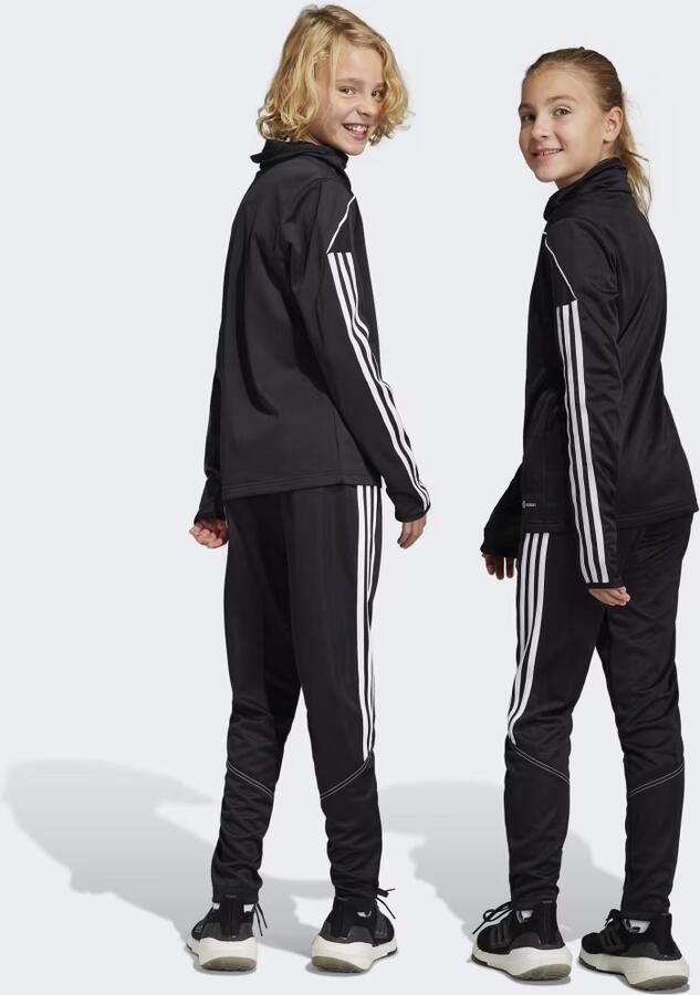 Adidas Perfor ce Junior sportbroek Tiro zwart wit Dons 140 - Foto 4
