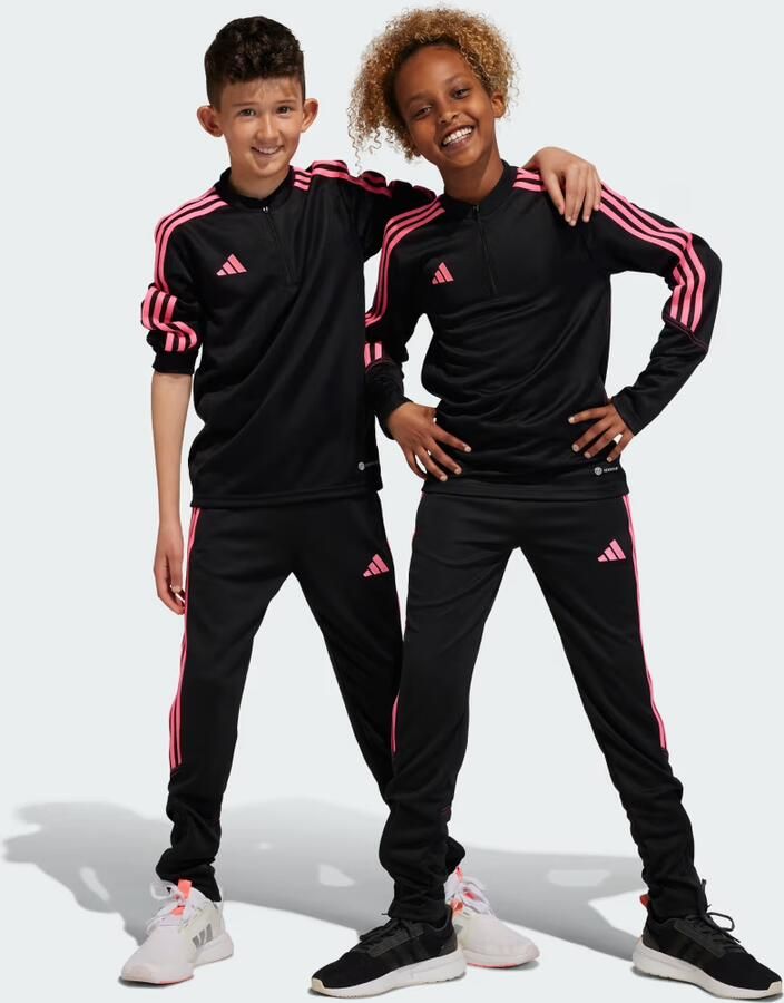 Adidas Perfor ce Tiro 23 voetbalbroek zwart roze Sportbroek Gerecycled dons (duurzaam) 116