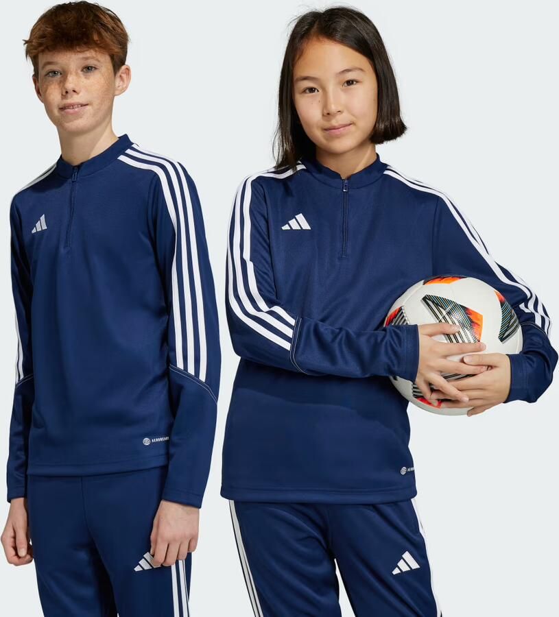 Adidas tiro 23 club voetbaltop blauw wit kinderen - Foto 5