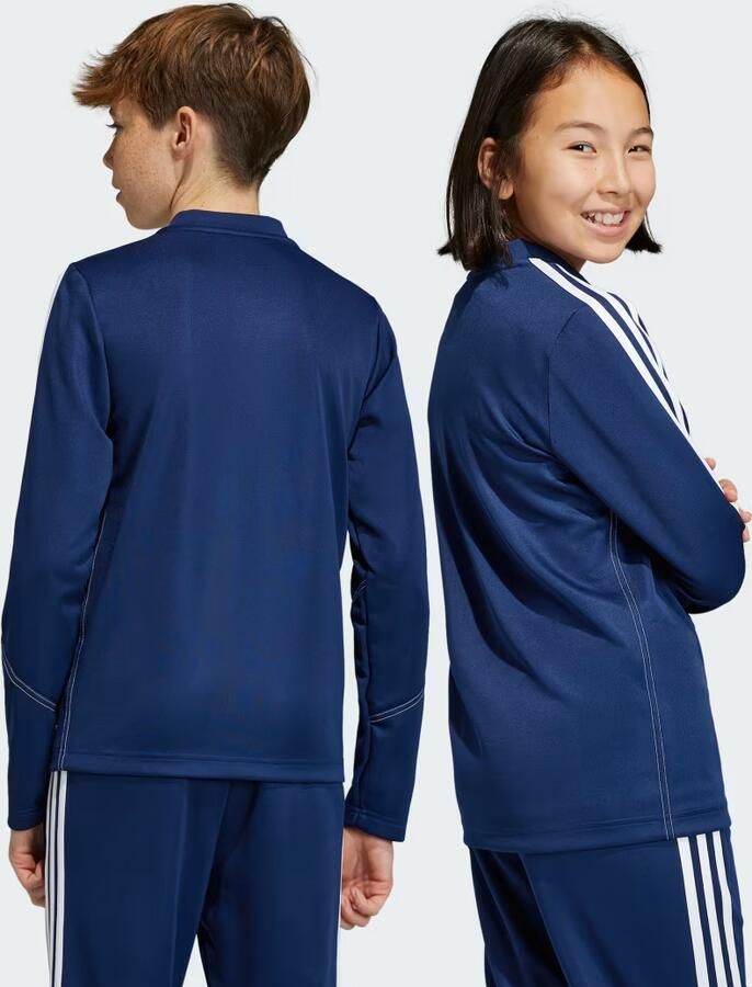 Adidas tiro 23 club voetbaltop blauw wit kinderen - Foto 4