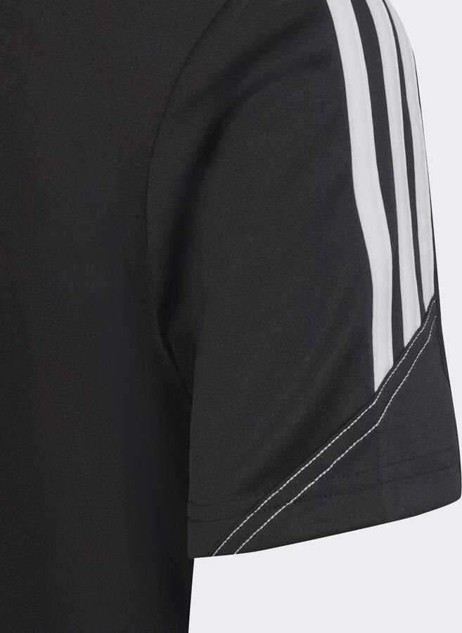Adidas Perfor ce Junior voetbalshirt Tiro zwart wit Sport t-shirt Polyester Ronde hals 128 - Foto 6