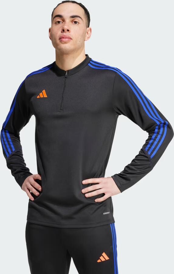 Adidas Heren 3 Strepen Sweater Black Heren