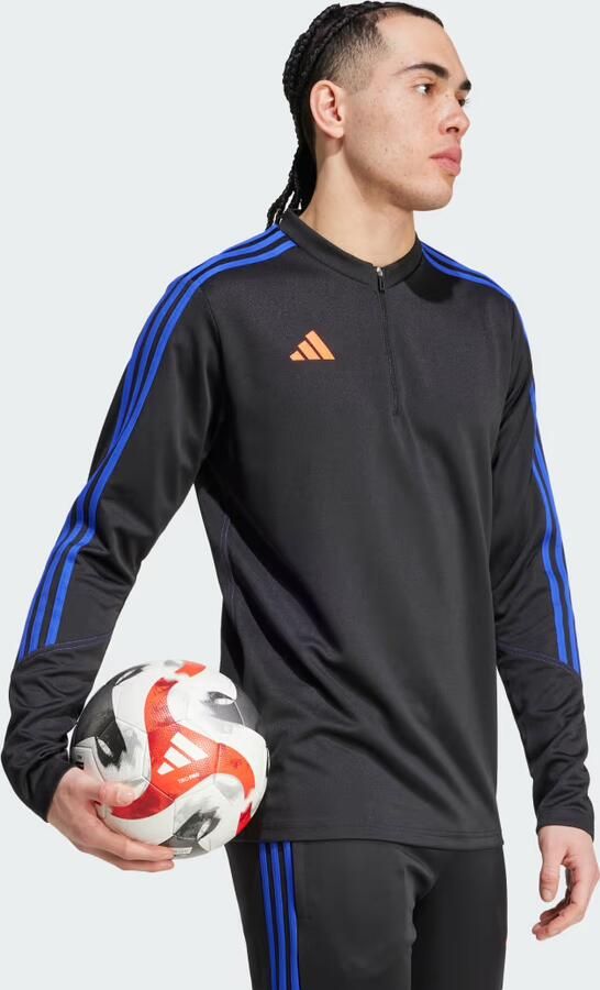 Adidas Heren 3 Strepen Sweater Black Heren - Foto 5