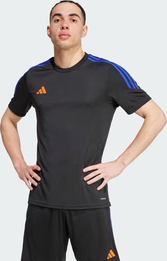 Adidas Gestreept Heren T-shirt Black Heren