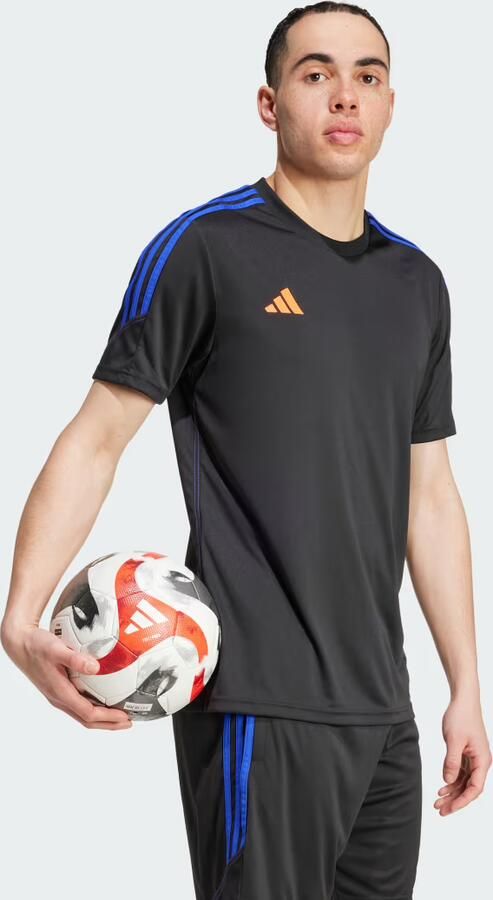 Adidas Gestreept Heren T-shirt Black Heren - Foto 4