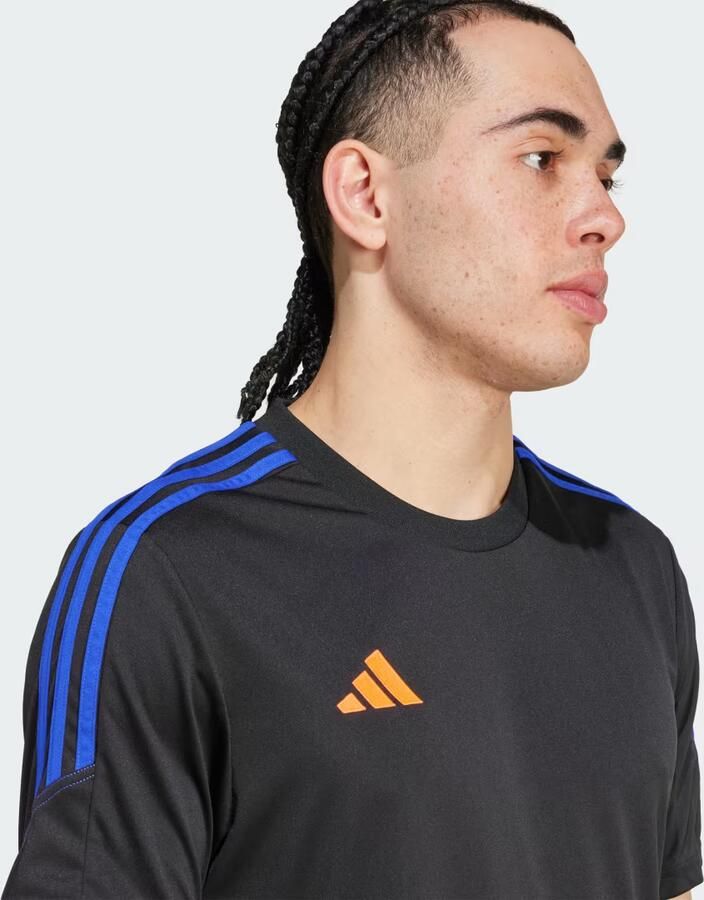 Adidas Gestreept Heren T-shirt Black Heren - Foto 2