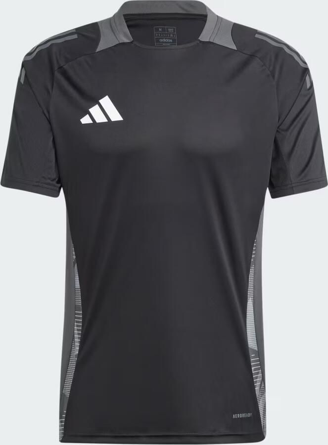 Adidas Tiro Competition T-Shirt Black Team Dark Grey- Heren Black Team Dark Grey
