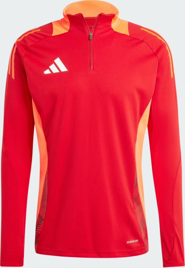 Adidas Wales Tiro 24 Training Top Team Power Red 2- Heren Team Power Red 2