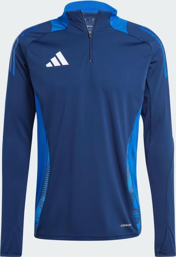 Adidas Tiro Competition 1 4 Zip Top Team Navy Blue 2- Heren Team Navy Blue 2