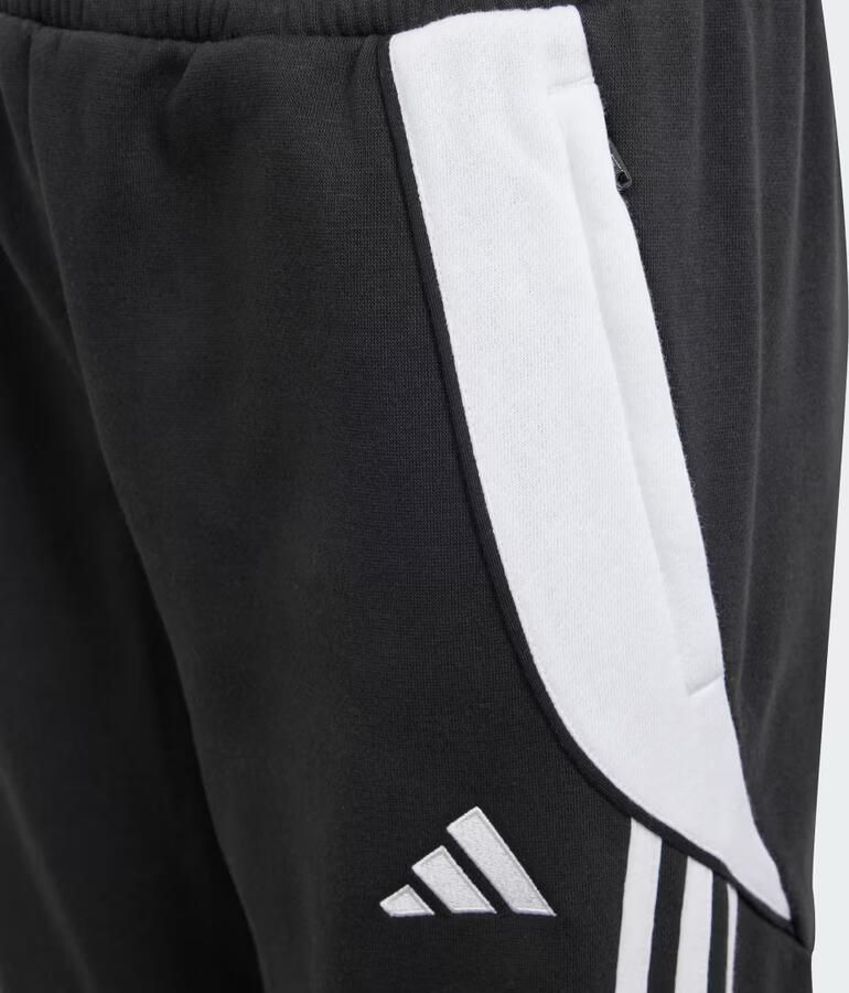 Adidas Perfor ce Junior voertbalbroek TIRO 24 zwart wit Sportbroek Katoen 140 - Foto 3
