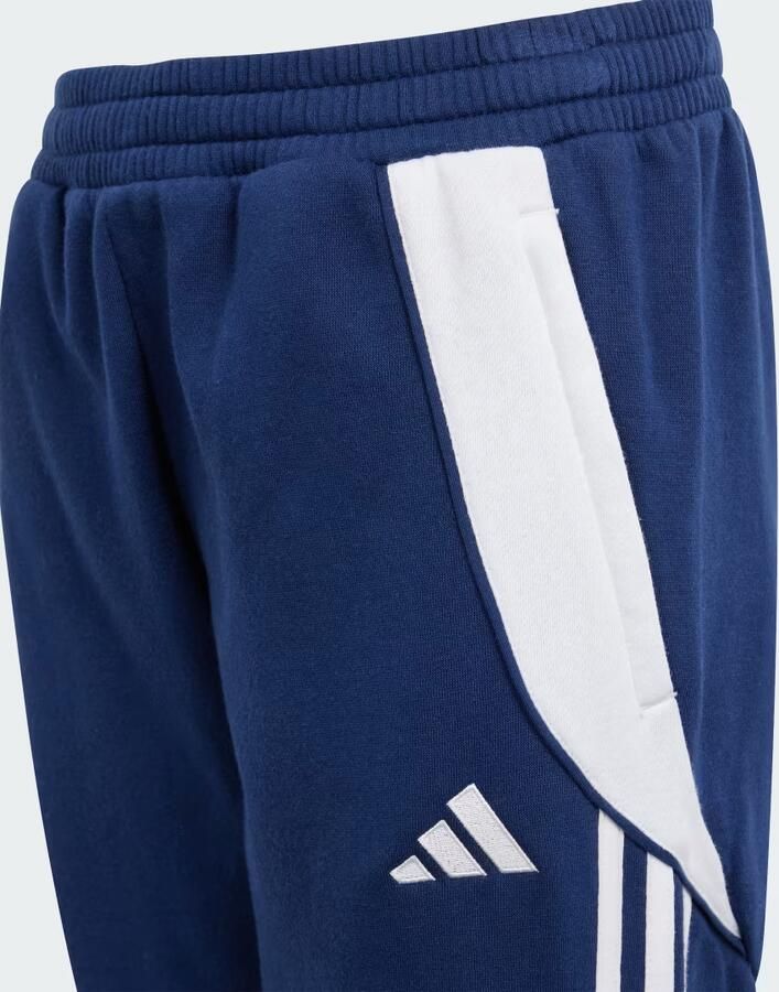 Adidas Perfor ce Junior voertbalbroek TIRO 24 donkerblauw wit Sportbroek Katoen 140 - Foto 3
