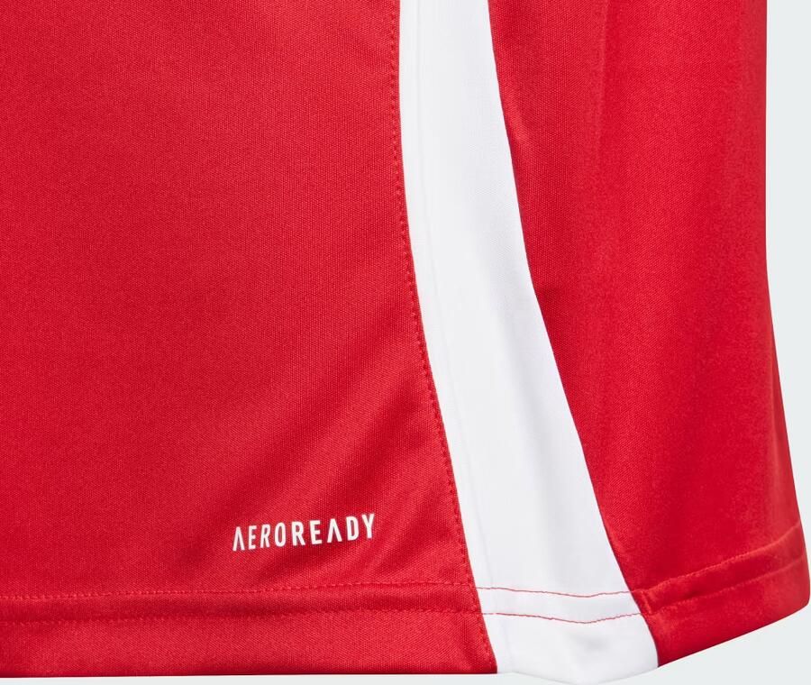 Adidas Perfor ce Junior voetbalshirt Tiro rood wit Sport t-shirt Polyester Ronde hals 128 - Foto 3