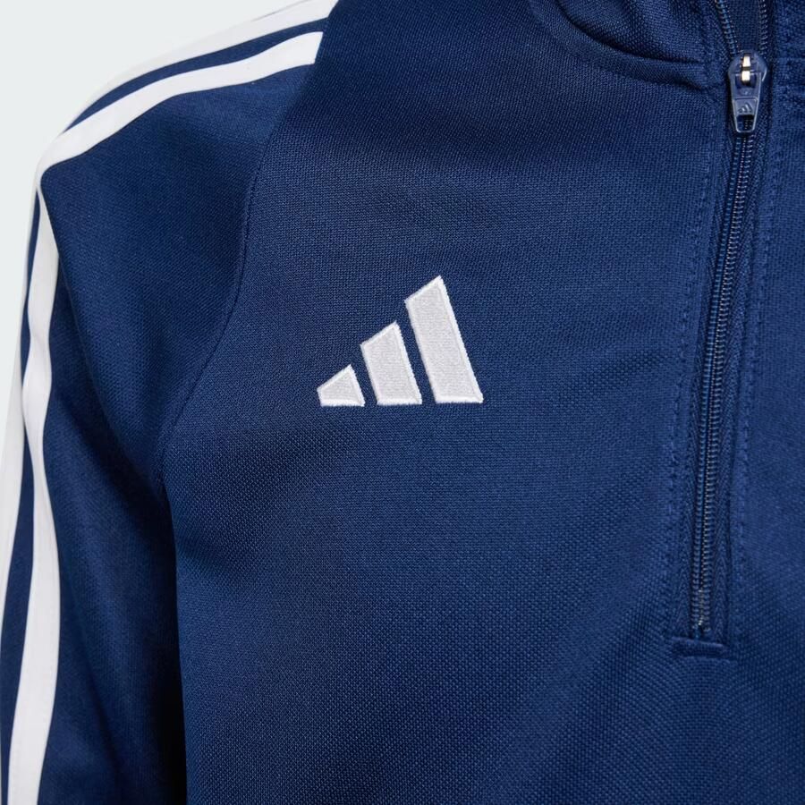 Adidas Perfor ce Junior voetbalsweater TIRO 24 donkerblauw wit Sportsweater Polyester Opstaande kraag 140 - Foto 2