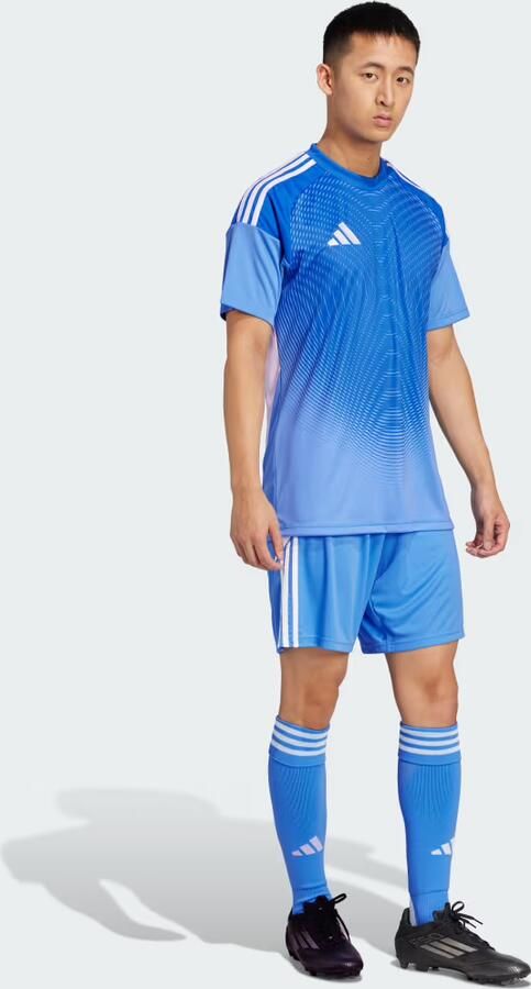 Adidas Tiro 25 All Over Print T-Shirt Blue- Heren Blue - Foto 5