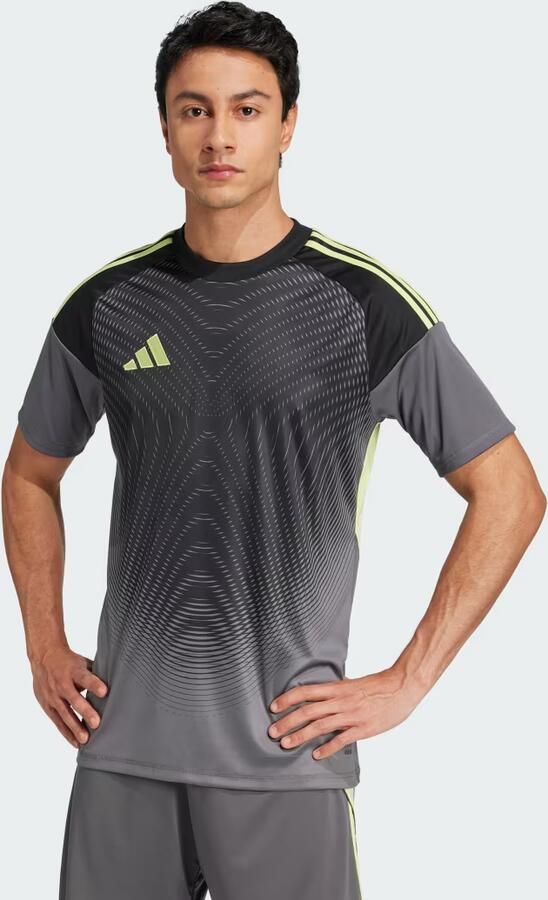 Adidas Tiro 25 All Over Print T-Shirt Grey- Heren Grey