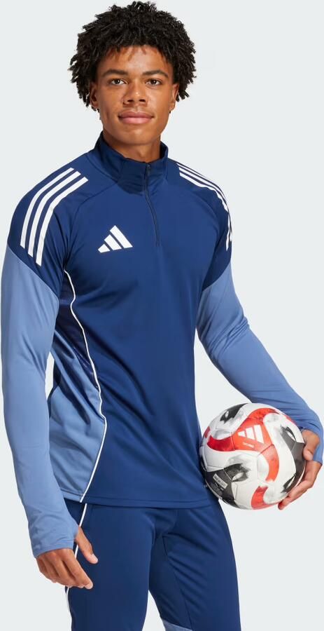 Adidas Tiro 25 Competition 1 4 Zip Top Blauw- Heren Blauw - Foto 3