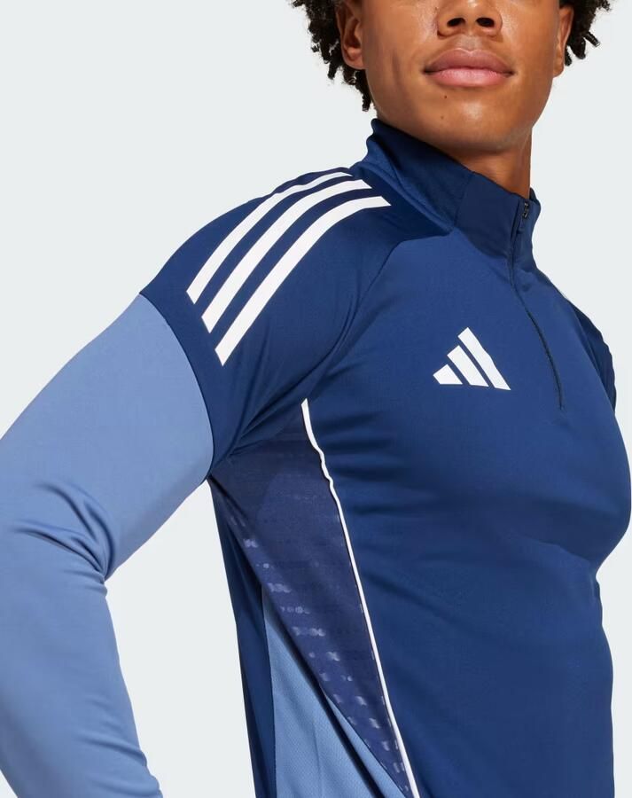 Adidas Tiro 25 Competition 1 4 Zip Top Blauw- Heren Blauw