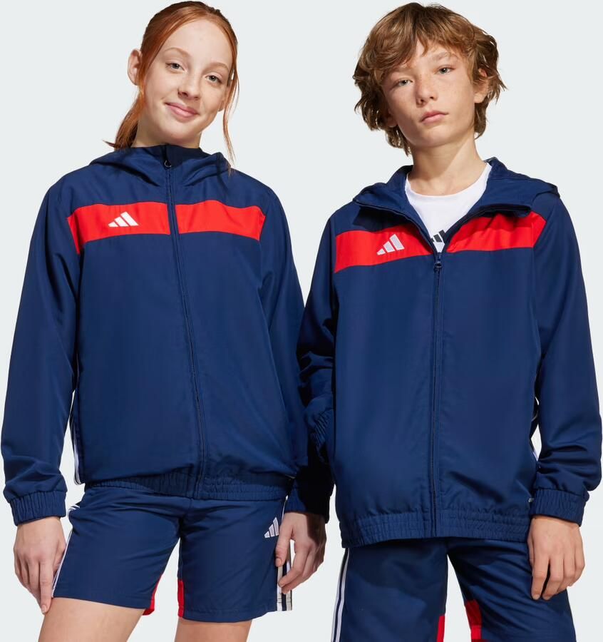 Adidas Tiro 25 Full Zip Woven Jacket Junior Blauw Kind Blauw - Foto 6