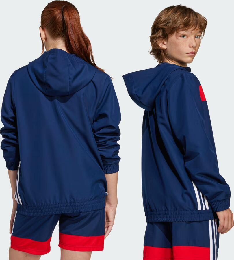 Adidas Tiro 25 Full Zip Woven Jacket Junior Blauw Kind Blauw - Foto 2