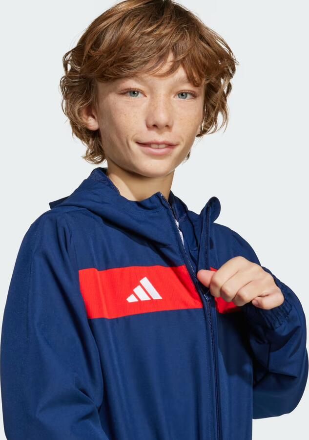 Adidas Tiro 25 Full Zip Woven Jacket Junior Blauw Kind Blauw - Foto 4