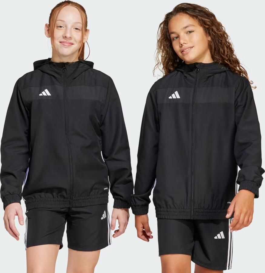 Adidas Tiro 25 Full Zip Woven Jacket Junior Zwart Kind Zwart - Foto 6