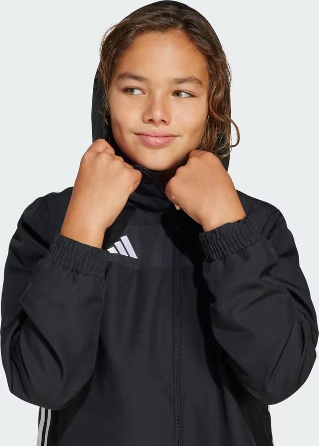 Adidas Tiro 25 Full Zip Woven Jacket Junior Zwart Kind Zwart - Foto 4