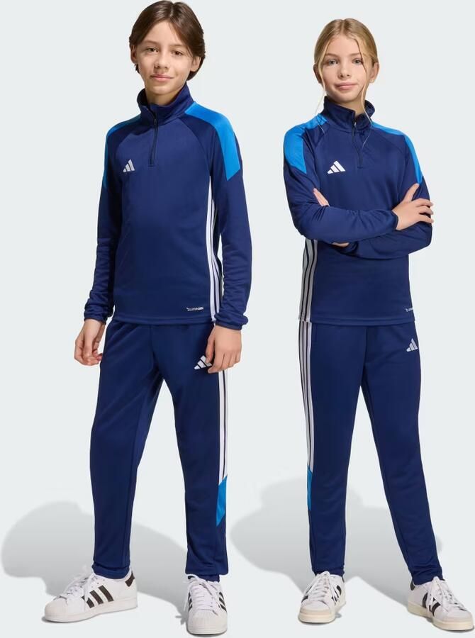 Adidas Perfor ce Junior trainingsbroek Tiro26 blauw Sportbroek Polyester